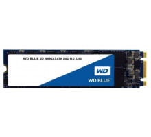 Твердотельный накопитель Western Digital SSD BLUE 500Gb SATA-III M2.2280 3D NAND WDS500G2B0B, 1 year