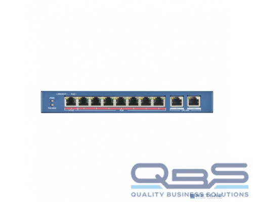 Коммутаторы HIKVISION DS-3E0310HP-E 8 RJ45 100M PoE с грозозащитой 6кВ купить QBS.ru