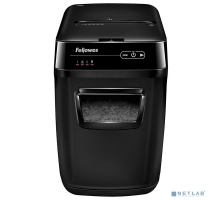 Уничтожитель Fellowes Шредер AutoMax 150C FS-46801(01/02)*  {(секр.P-4)/фрагменты 4x38 мм,/150лист./32лтр./Уничт:скрепки, скобы, пл.карты,CD диски}