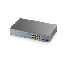  Коммутатор PoE+ для IP-видеокамер Zyxel GS1300-10HP, rack 19