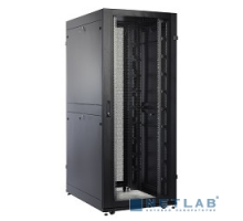 Монтажное оборудование ЦМО Шкаф серверный ПРОФ напольный 48U (800x1000) дверь перфор., задние двойные перфор., черный, в сборе (ШТК-СП-48.8.10-48АА-9005)