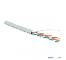 Неэкранированная витая пара Hyperline UUTP4-C5E-S24-IN-LSZH-GY-305 (305 м) Кабель витая пара, неэкранированная U/­UTP, категория 5e, 4 пары (24 AWG), одножильный(solid), LSZH, нг(С)-HF, -20°C – +75°C, серый