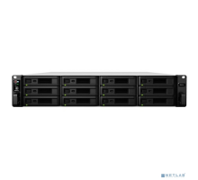 Дисковый массив Synology (Rack2U) RS3621RPxs Сетевое хранилище 6C2,2 ГГц / 8 ГБ (64) / RAID0,1,10,5,6 / жесткие диски до 12HP SATA  до 36 с 2xRX1217 (RP) / 2xUSB / 4xGE / 2xPCIe / iSCSI / 2xIPcam (до 75) / 2xRPS
