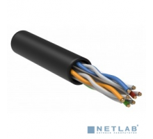 Кабели, Патч-корды ITK LC3-C604-129 Витая пара U/UTP кат.6 4x2x23AWG LSZH черный (305м)