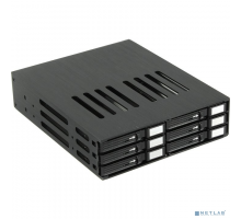 Опция к серверу Procase L2-106-SATA3-BK {Корзина L2-106SATA3 6 SATA3/SAS, черный, с замком, hotswap mobie rack module for 2,5