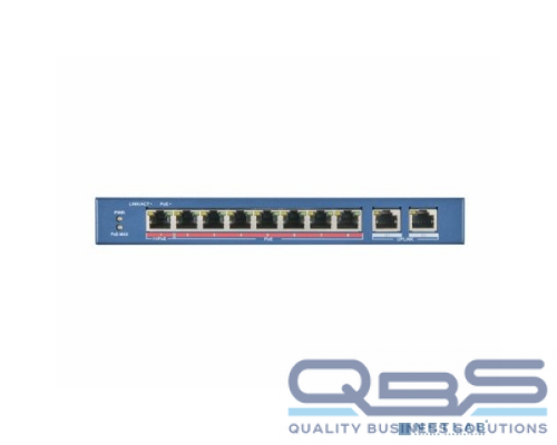 Коммутаторы HIKVISION DS-3E0310P-E/M 8 RJ45 100M PoE с грозозащитой 6кВ купить QBS.ru