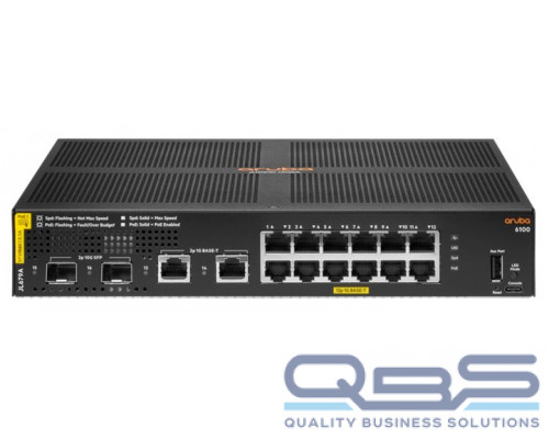 Коммутатор Aruba 6100 12G CL4 2SFP+ 139W Swch купить QBS.ru