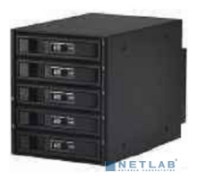 Опция к серверу Procase L3-305-SATA3-BK {Hot-swap корзина 5 SATA3/SAS 6Gb, черный, с замком, hotswap aluminium mobie rack module (3x5,25)}