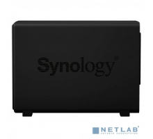 Дисковый массив Synology DS218Play Сетевое хранилище 2xHDD Hot Plug, SATA(3,5), DC1,4GhzCPU/1Gb/RAID0,1/ 2xUSB3.0/1GigEth/iSCSI/2xIPcam(upto15)/1xPS