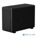 Дисковый массив Synology DS218Play Сетевое хранилище 2xHDD Hot Plug, SATA(3,5), DC1,4GhzCPU/1Gb/RAID0,1/ 2xUSB3.0/1GigEth/iSCSI/2xIPcam(upto15)/1xPS купить QBS.ru