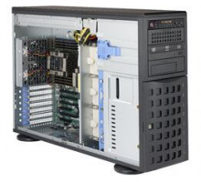 Серверная платформа Supermicro SuperServer 4U 7049P-TR noCPU(2)2nd Gen Xeon Scalable/TDP 70-205W/ no DIMM(16)/ SATARAID HDD(8)LFF/ 2xGbE/ 6xFH, M2/ 2x1280W