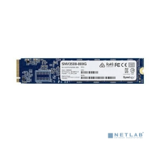 Дисковый массив Synology SNV3500-800G Сетевое хранилище SSD SNV3000 Series PCIe 3.0 x4 ,M.2 22110, 800GB, R3100/W550 Mb/s, IOPS 205K/40K, MTBF 1,8M 