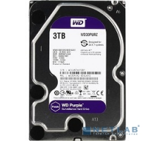 Жесткий диск 3TB WD Purple (WD30PURZ) {Serial ATA III, 5400- rpm, 64Mb, 3.5