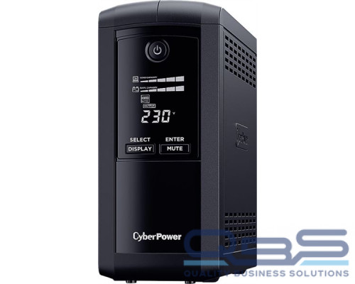 Источник бесперебойного питания Cyberpower VP700EILCD Line-Interactive 700VA/390W USB/RS-232/RJ11/45  (6 IEC С13) купить QBS.ru