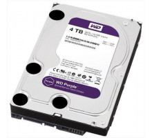 Жесткий диск Western Digital HDD SATA-III  4000Gb Purple WD40PURX, IntelliPower, 64MB buffer (DV-Digital Video), 1 year