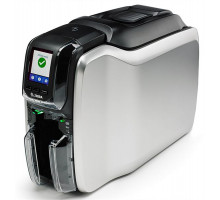 Принтер печати на пластиковых картах Zebra Printer ZC300, Single Sided, UK/EU Cord, USB & Ethernet, Windows Driver