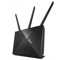 Роутер ASUS 4G-AX56//802.11ax, LTE, 6574+ 1201 Мb/s, 2,4 + 5 gGz, 2 antennas LTE, 2 antenna Wi-FI, USB, GBT LAN ; 90IG06G0-MO3110