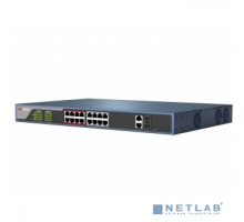 Коммутаторы HIKVISION DS-3E0318P-E/M(B) 17x100Mb 1SFP 16PoE+ 135W неуправляемый