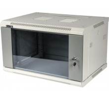  Шкаф настенный серии Pro, 12U 600x450, стеклянная дверь