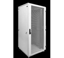  Шкаф телекоммуникационный напольный 42U (800x1000) дверь перфорированная 2 шт., цвет чёрный
