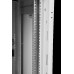 Шкаф телекоммуникационный напольный 42U (800x1000) дверь перфорированная 2 шт., цвет чёрный купить QBS.ru