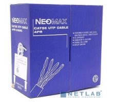 Неомакс  Витая пара Кабель NEOMAX NM11001 U/UTP cat.5е 4 пары (305 м) 0.45 мм (25 AWG) Медь  PVC jacket