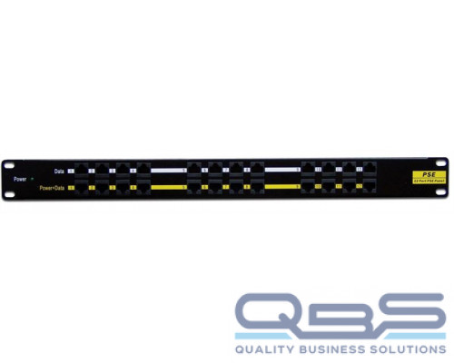Панель POE 19, 12 портов, с одним блоком питания 48V, 120W купить QBS.ru