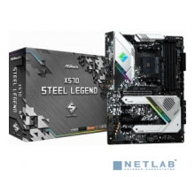 Материнская плата ASRock X570 STEEL LEGEND RTL {SAM4, AMD X570, 4xDDR4, 2xPCI-Ex16, 3xPCI-Ex1, DP,HDMI, SATAIII+RAID, M.2, GB Lan, USB3.2, ATX}
