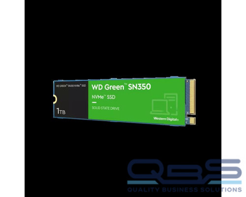 Твердотельный накопитель Western Digital SSD Green SN350 NVMe 1Tb M2.2280 WDS100T3G0C, 1 year купить QBS.ru