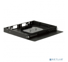 Монтажное оборудование Hyperline FO-19V-1U-3xSLT-W130H30-24UN-BK Бокс оптический универсальный 19