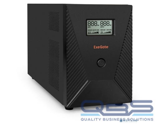 ИБП EXEGATE EP287660RUS ИБП SpecialPro Smart LLB-3000.LCD.AVR.EURO.RJ.USB <3000VA/1800W, LCD, AVR,4евро,RJ45/11,USB> купить QBS.ru