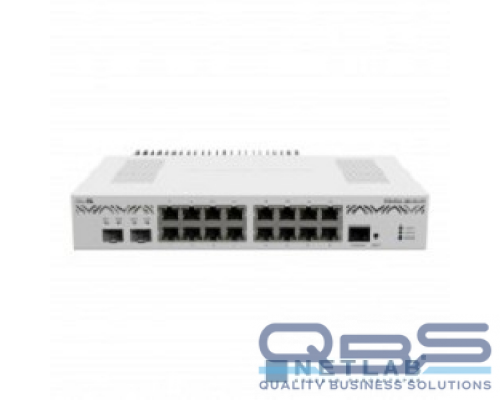 Сетевое оборудование MikroTik CCR2004-16G-2S+PC Маршрутизатор 16*1Gbit RJ45, 2*10Gbit SFP+ купить QBS.ru