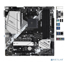 Материнская плата Asrock B550M PRO4 RTL {Soc-AM4 AMD B550 4xDDR4 mATX AC`97 8ch(7.1) GbLAN RAID+VGA+HDMI+DP}