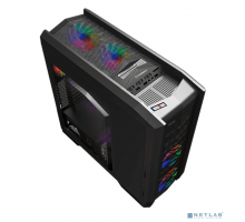Корпуса GameMax Dragon Knight (без БП) без БП (Midi Tower, ATX, Черн.,4*120 ARGB+controller,USB 3.0, Hot Swap)