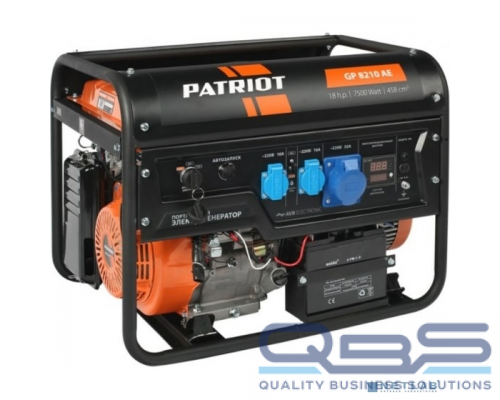 Генераторы Генератор бензиновый PATRIOT GP 8210 AE 474101705 купить QBS.ru