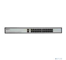 Сетевое оборудование ORIGO OS1226P/A1A Неуправляемый PoE-коммутатор 24x100Base-TX PoE+, 2x1000Base-T, PoE-бюджет 285 Вт, корпус металл