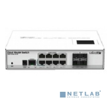 Сетевое оборудование MikroTik CRS112-8G-4S-IN Коммутатор Cloud Router Switch управляемый 8 портов 10/100/1000Mbps