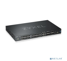 Сетевое оборудование ZYXEL XGS4600-32-ZZ0102F L3 коммутатор Zyxel XGS4600-32, 24xGE, 4xCombo (SFP/RJ-45), 4xSFP+ , стекируемый (до 4), 2 источника питания AC