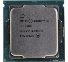 Процессор CPU Intel Core i3-9100 Coffee Lake OEM {3.60Ггц, 6МБ, Socket 1151v2}
