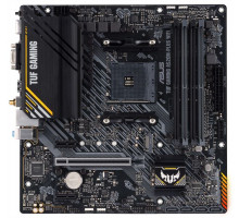 Материнская плата ASUS TUF GAMING A520M-PLUS WIFI, Socket AM4, A520, 4*DDR4,  D-Sub+DVI+HDMI, SATA3 + RAID, Audio, Gb LAN, USB 3.2*7, USB 2.0*5, COM*1 header (w/o cable), mATX ;90MB17F0-M0EAY0