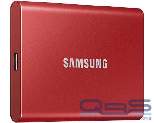 Тведотельный накопитель SSD Samsung T7 External 2Tb (2048GB) RED USB 3.2 (MU-PC2T0R/WW) купить QBS.ru