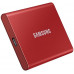 Тведотельный накопитель SSD Samsung T7 External 2Tb (2048GB) RED USB 3.2 (MU-PC2T0R/WW) купить QBS.ru
