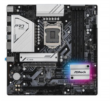 Материнская плата ASROCK Z590M PRO4, LGA1200, Z590, 4*DDR4, DP+HDMI, 4xSATA3 6.0, M.2 Socket, RAID, 4xUSB 3.2, 2xUSB 2.0, mATX; 90-MXBEP0-A0UAYZ