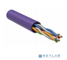 Кабели, Патч-корды ITK LC1-C5E04-126 Витая пара U/UTP кат.5E 4x2x24AWG LSZH фиолетовый (305м)