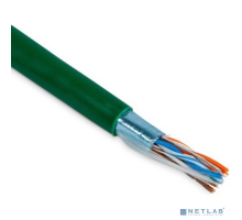 Кабель Rexant (01-0171) Кабель F/UTP, CAT 6, нг(А)-LSLTx 4х2х0,575 мм, 23AWG, внутренний, зеленый Rexant