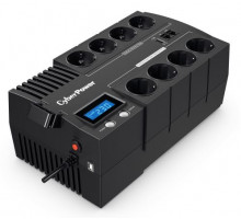 Источник бесперебойного питания Cyberpower BR700ELCD Line-Interactive 700VA/420W USB/RJ11/45 (4+4 EURO)