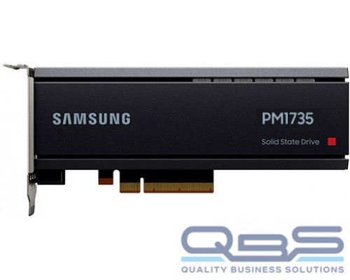 Накопитель SSD HH/HL PCIe Card Samsung MZPLJ1T6HBJR-00007 PM1735 1.6TB PCIe Gen4 x8 NVMe 7000/2400MB/s IOPS 1000K/200K MTBF 2M купить QBS.ru