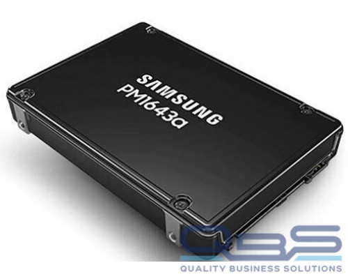 Накопитель SSD 2.5 Samsung MZILT7T6HALA-00007 PM1643a 7.68TB SAS 12Gb/s 2100/2000MB/s IOPS 400K/90K MTBF 2M 1 DWPD OEM купить QBS.ru