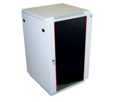  Шкаф телекоммуникационный напольный 22U (600x800) дверь стекло (2 места)