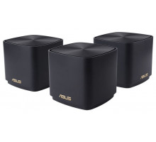 Роутер ASUS XD4 (B-3-PK)//3 access point, 802.11b/g/n/ac/ax, до 574 + 1201Mbps, 2,4 + 5 gGz, black ; 90IG05N0-MO3RH0